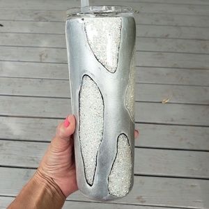 Handmade geode tumbler